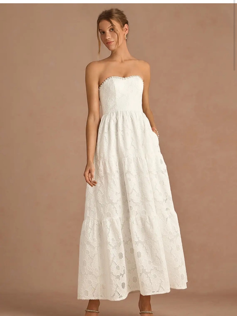Azazie Atelier Élise White Maxi Dress